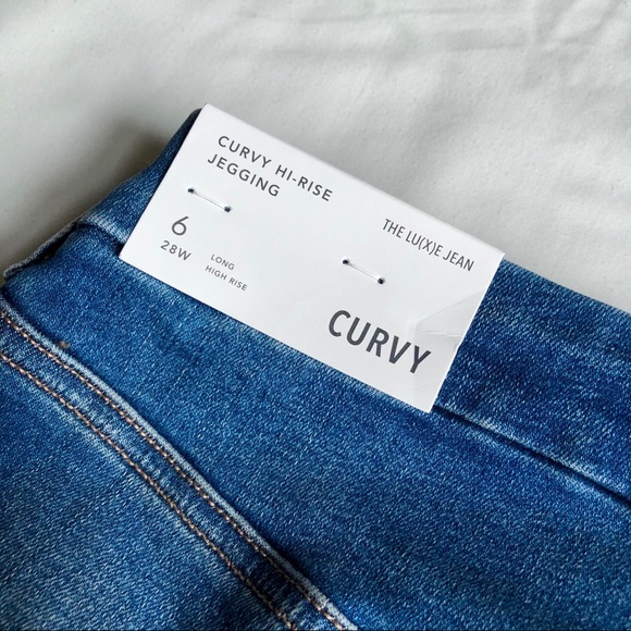 AE Luxe Curvy High Waisted Rise Jegging - Picture 12 of 13